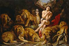 Daniël in de leeuwenkuil van Pieter Paul Rubens