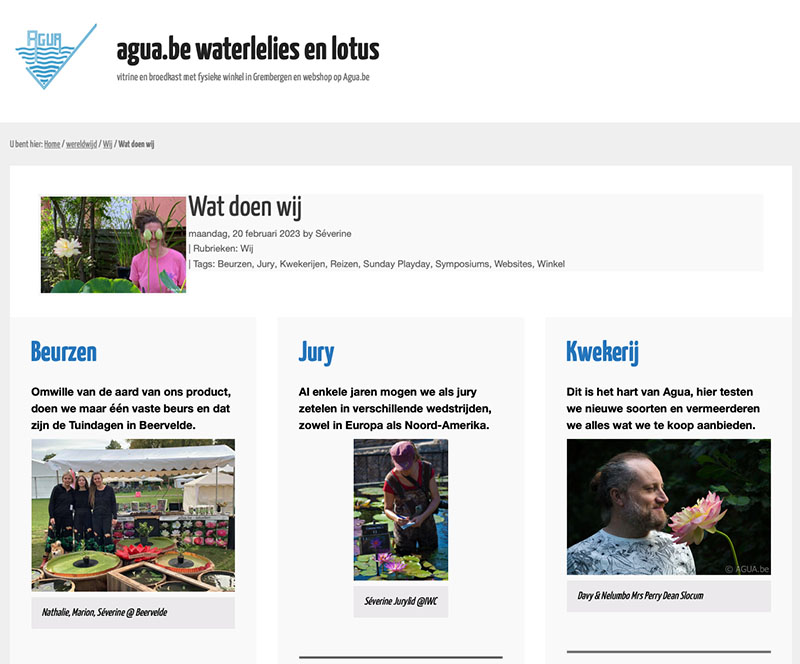 Website Agua